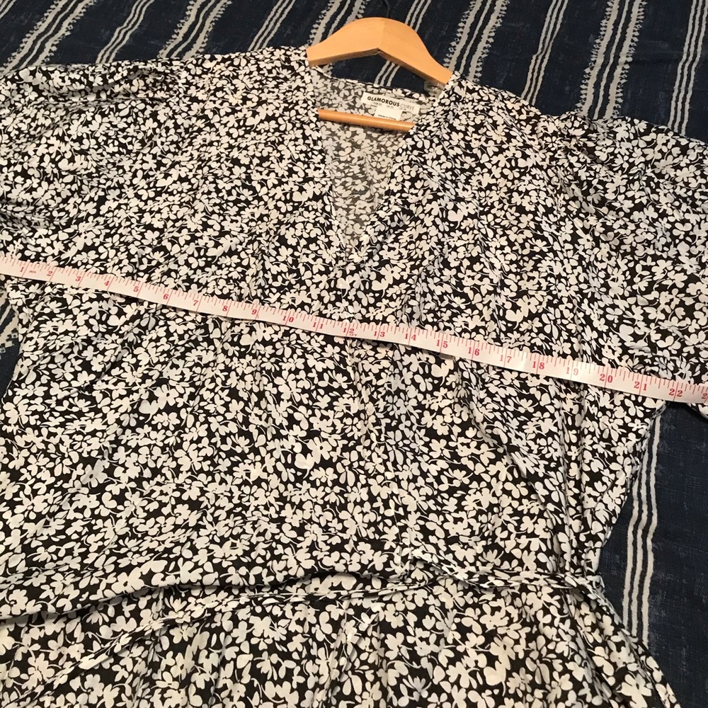 ASOS CURVE Wrap Puff Sleeve Maxi Dress - Picture 6 of 12